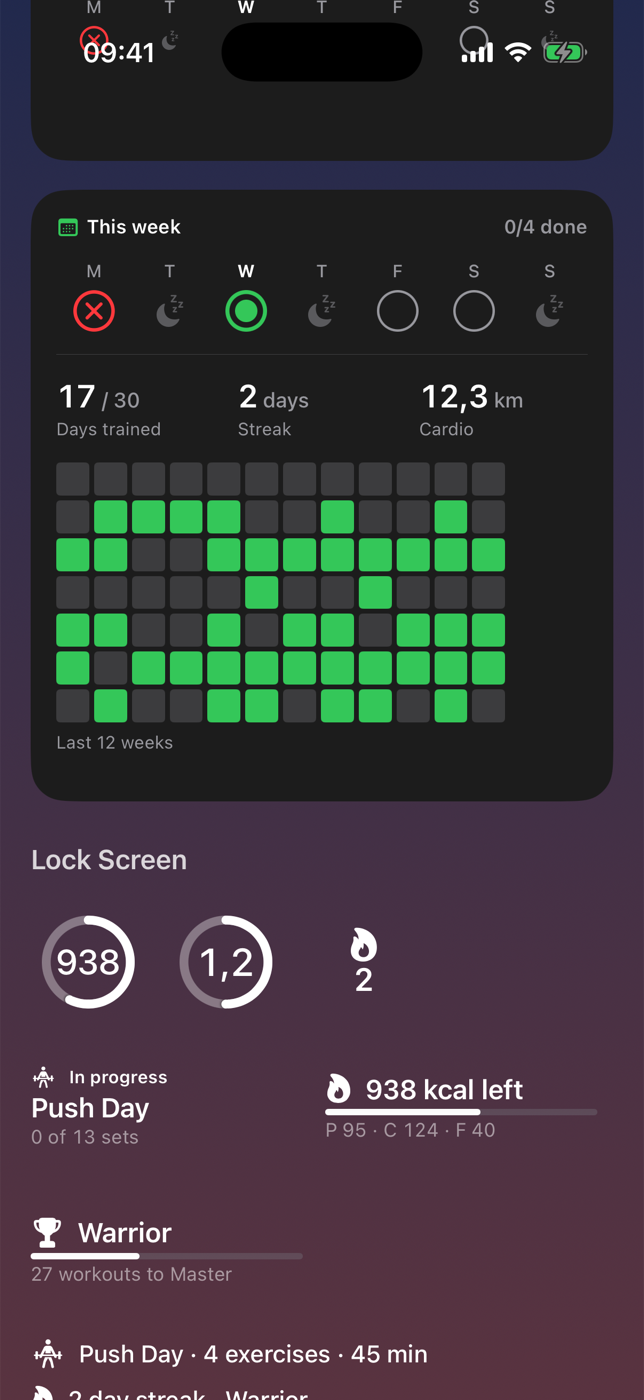 Lock Screen widgets